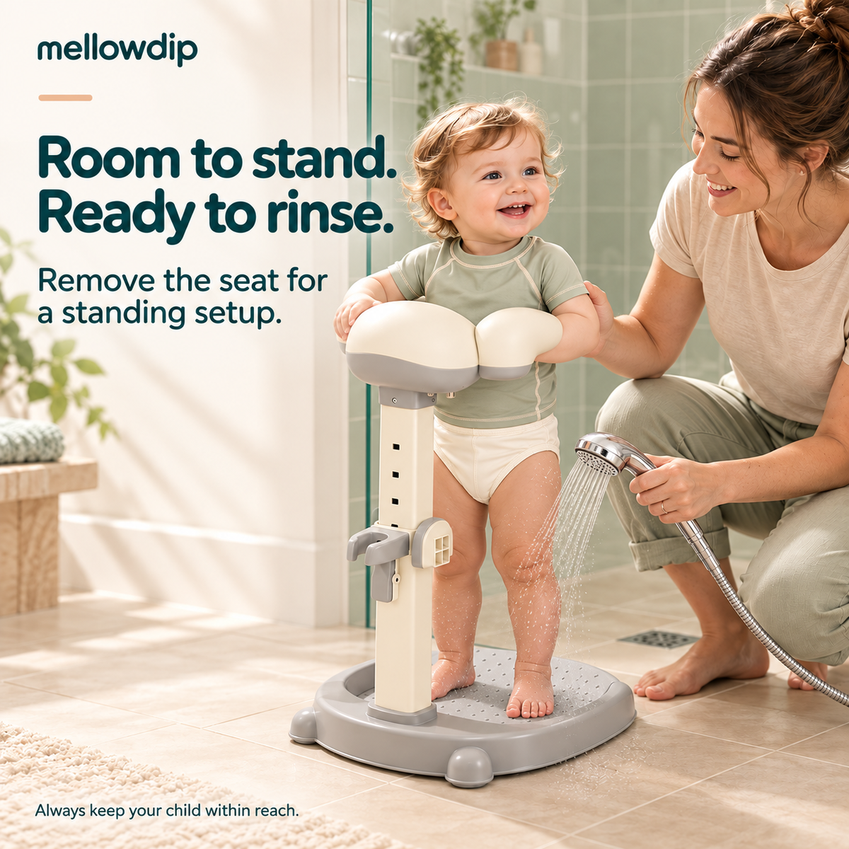 Mellowdip Adjustable Baby Shower Stand